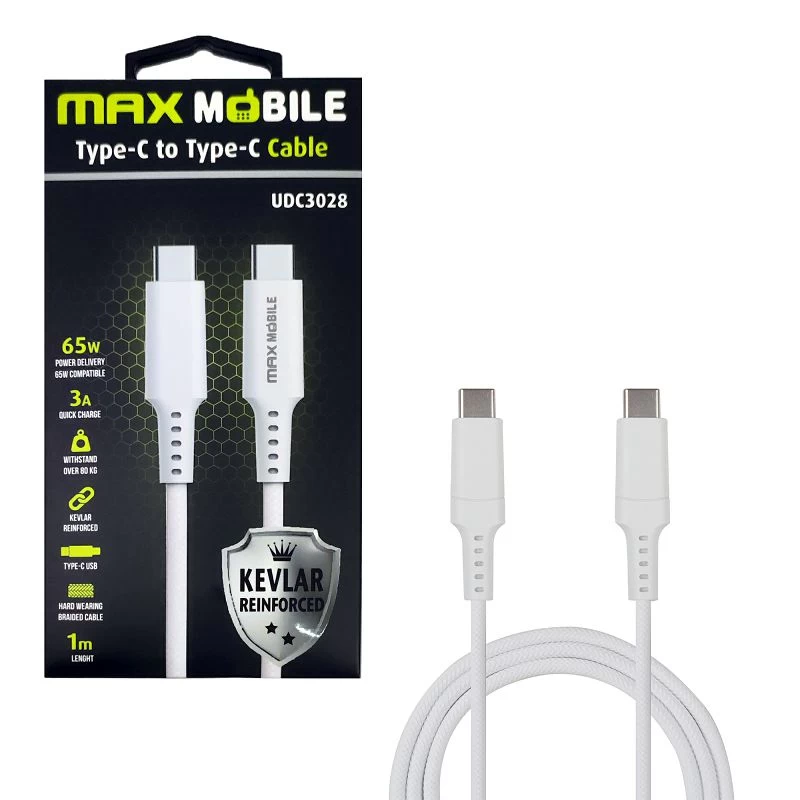 Kabel_MAXMOBILE_TYPE_C_TYPE_C_UDC3028_KEVLAR_WHITE_QC_3A_1m_0.jpg