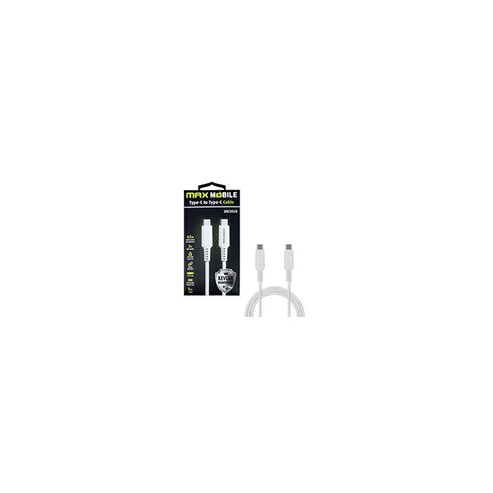 Kabel_MAXMOBILE_TYPE_C_TYPE_C_UDC3028_KEVLAR_WHITE_QC_3A_1m_0.jpg