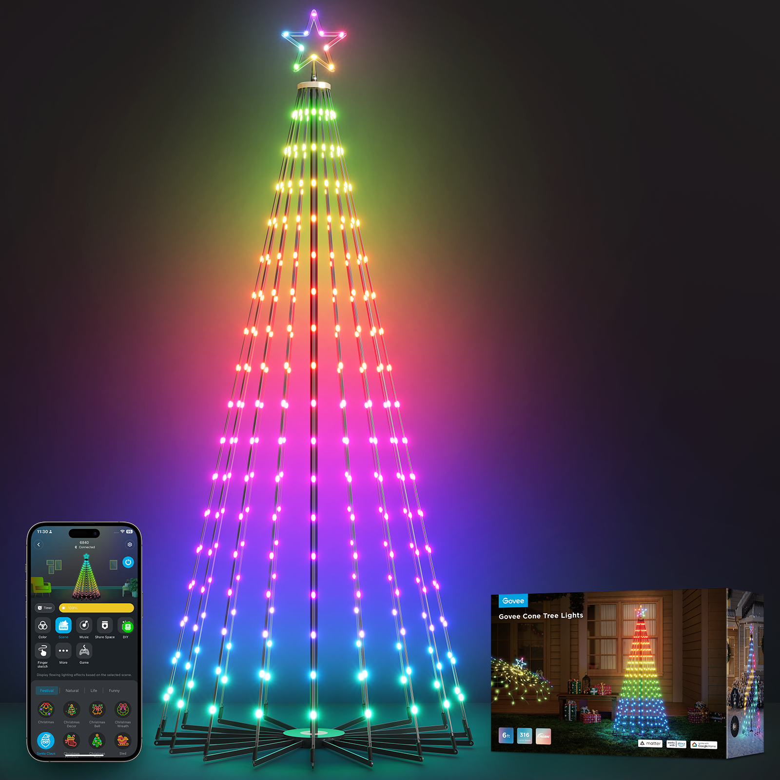 Dekorativne_LED_lampice_Govee_Cone_Tree_Lights_0.png