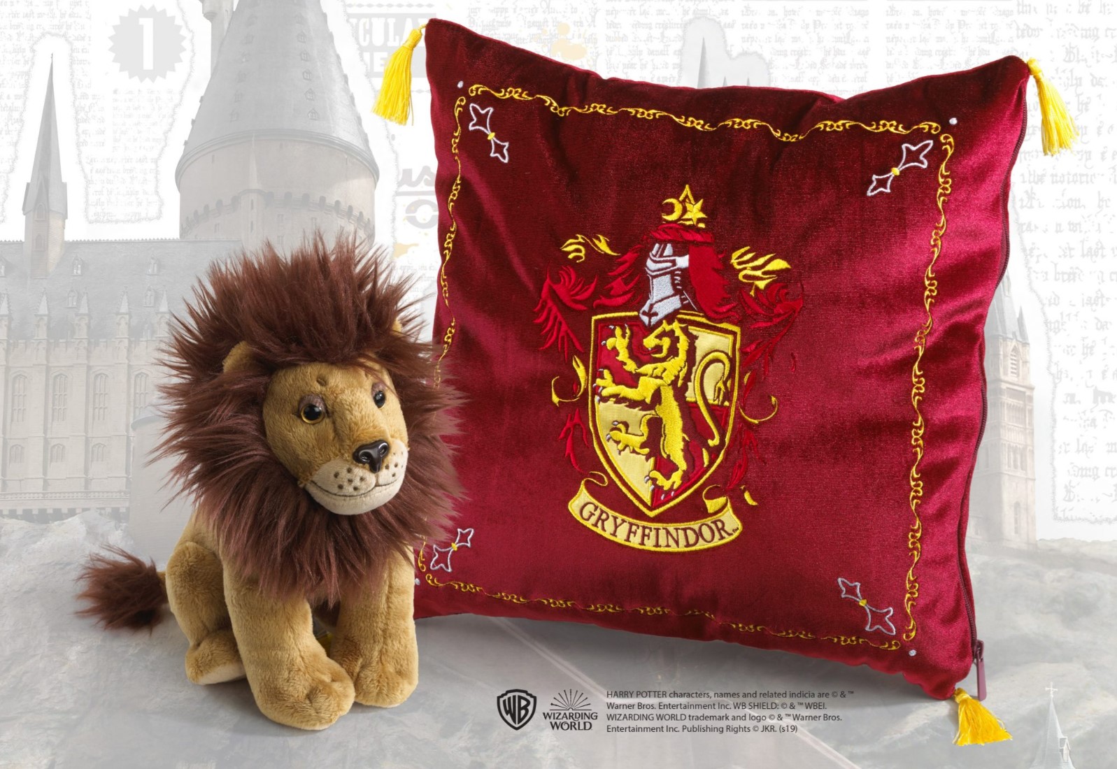 Figurica_Noble_Collection___Harry_Potter,_Maskota_i_jastuk_kuce_Gryffindor_0.jpg