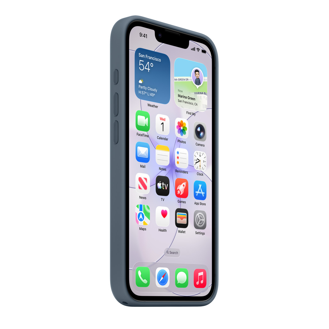 Silikonska_maskica_Apple_iPhone_17e_Silicone_Case_with_MagSafe___Anchor_Blue_4.jpeg