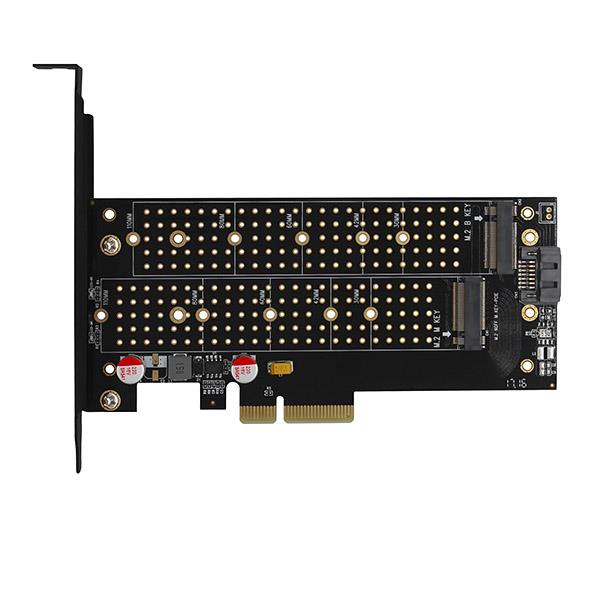 Adapter_AXAGON_PCEM2_DC___PCI_E_3_0_x4_DUAL_M_2_SSD(NVMe_+_SATA),_sa_hladnjakom_1.jpg