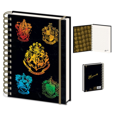 Biljeznica_Pyramid_International_HARRY_POTTER_(COLOURFUL_CREST_DARK)_A5_0.png
